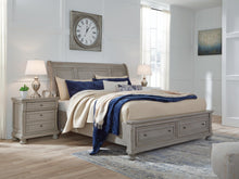 Load image into Gallery viewer, Lettner California King Sleigh Bed with 2 Storage Drawers

