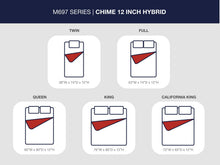 Load image into Gallery viewer, Chime 12 Inch Hybrid  Mattress
