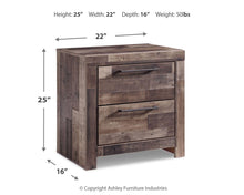 Load image into Gallery viewer, Derekson Two Drawer Night Stand
