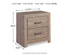 Load image into Gallery viewer, Culverbach Two Drawer Night Stand
