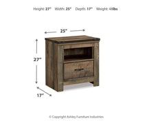 Load image into Gallery viewer, Trinell One Drawer Night Stand
