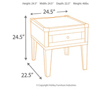 Load image into Gallery viewer, Todoe Rectangular End Table
