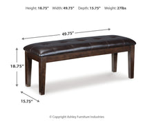 Load image into Gallery viewer, Haddigan Large UPH Dining Room Bench
