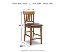 Load image into Gallery viewer, Ralene Upholstered Barstool (2/CN)
