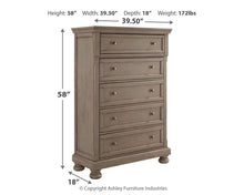 Load image into Gallery viewer, Lettner Five Drawer Chest
