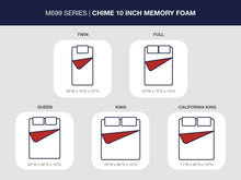 Load image into Gallery viewer, 10 Inch Chime Memory Foam  Mattress
