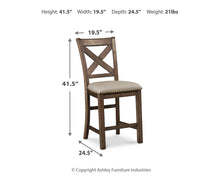 Load image into Gallery viewer, Moriville Upholstered Barstool (2/CN)
