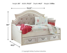 Load image into Gallery viewer, Realyn Twin Day Bed with 1 Large Storage Drawer
