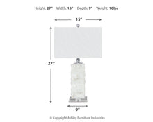 Load image into Gallery viewer, Malise Alabaster Table Lamp (1/CN)
