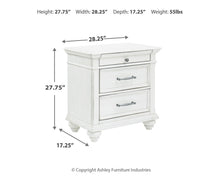 Load image into Gallery viewer, Kanwyn Three Drawer Night Stand
