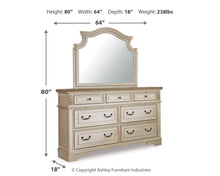 Load image into Gallery viewer, Realyn Dresser and Mirror
