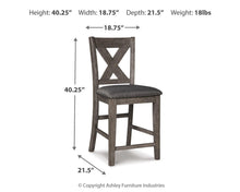 Load image into Gallery viewer, Caitbrook Upholstered Barstool (2/CN)
