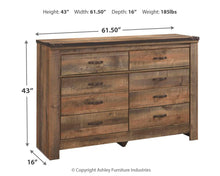 Load image into Gallery viewer, Trinell Six Drawer Dresser
