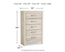 Load image into Gallery viewer, Bellaby Five Drawer Chest
