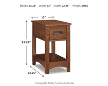 Load image into Gallery viewer, Breegin Chair Side End Table
