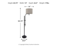 Load image into Gallery viewer, Anemoon Metal Floor Lamp (1/CN)
