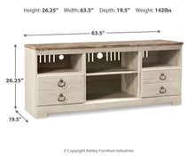 Load image into Gallery viewer, Willowton LG TV Stand w/Fireplace Option
