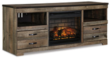 Load image into Gallery viewer, Trinell 63" TV Stand with Electric Fireplace
