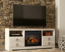 Load image into Gallery viewer, Willowton 64" TV Stand with Electric Fireplace
