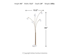 Load image into Gallery viewer, Taliya Metal Arc Lamp (1/CN)
