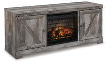 Load image into Gallery viewer, Wynnlow 63" TV Stand with Electric Fireplace
