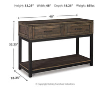 Load image into Gallery viewer, Johurst Sofa Table
