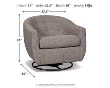 Load image into Gallery viewer, Upshur Swivel Glider Accent Chair
