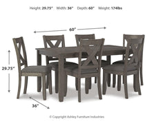 Load image into Gallery viewer, Caitbrook RECT DRM Table Set (7/CN)
