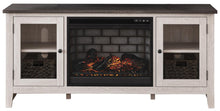 Load image into Gallery viewer, Dorrinson 60" TV Stand with Electric Fireplace
