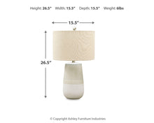 Load image into Gallery viewer, Shavon Ceramic Table Lamp (1/CN)
