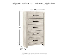 Load image into Gallery viewer, Cambeck Five Drawer Chest
