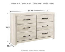 Load image into Gallery viewer, Cambeck Six Drawer Dresser
