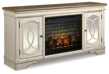 Load image into Gallery viewer, Realyn 74" TV Stand with Electric Fireplace
