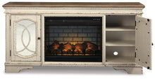 Load image into Gallery viewer, Realyn 74" TV Stand with Electric Fireplace
