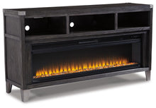 Load image into Gallery viewer, Todoe 65" TV Stand with Electric Fireplace
