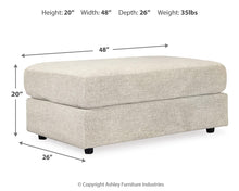 Load image into Gallery viewer, Soletren Oversized Accent Ottoman
