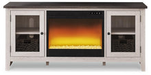 Load image into Gallery viewer, Dorrinson 60" TV Stand with Electric Fireplace
