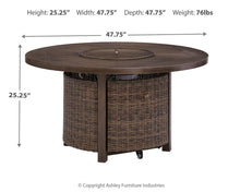 Load image into Gallery viewer, Paradise Trail Round Fire Pit Table
