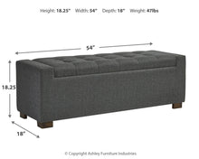 Load image into Gallery viewer, Cortwell Storage Bench
