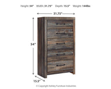 Load image into Gallery viewer, Drystan Five Drawer Chest
