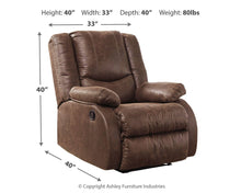 Load image into Gallery viewer, Bladewood Zero Wall Recliner
