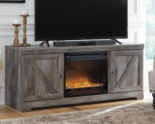 Load image into Gallery viewer, Wynnlow 63" TV Stand with Electric Fireplace
