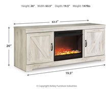 Load image into Gallery viewer, Bellaby 63" TV Stand with Fireplace
