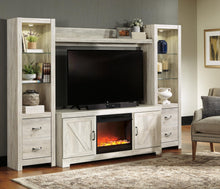Load image into Gallery viewer, Bellaby 4-Piece Entertainment Center with Fireplace
