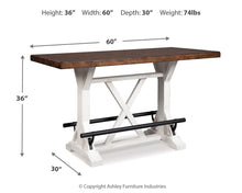 Load image into Gallery viewer, Valebeck RECT Dining Room Counter Table
