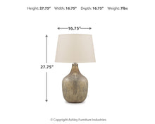 Load image into Gallery viewer, Mari Glass Table Lamp (1/CN)

