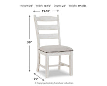 Load image into Gallery viewer, Valebeck Dining UPH Side Chair (2/CN)
