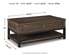 Load image into Gallery viewer, Johurst LIFT TOP COCKTAIL TABLE
