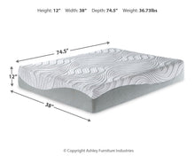 Load image into Gallery viewer, 12 Inch Memory Foam  Mattress
