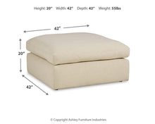 Load image into Gallery viewer, Elyza Oversized Accent Ottoman
